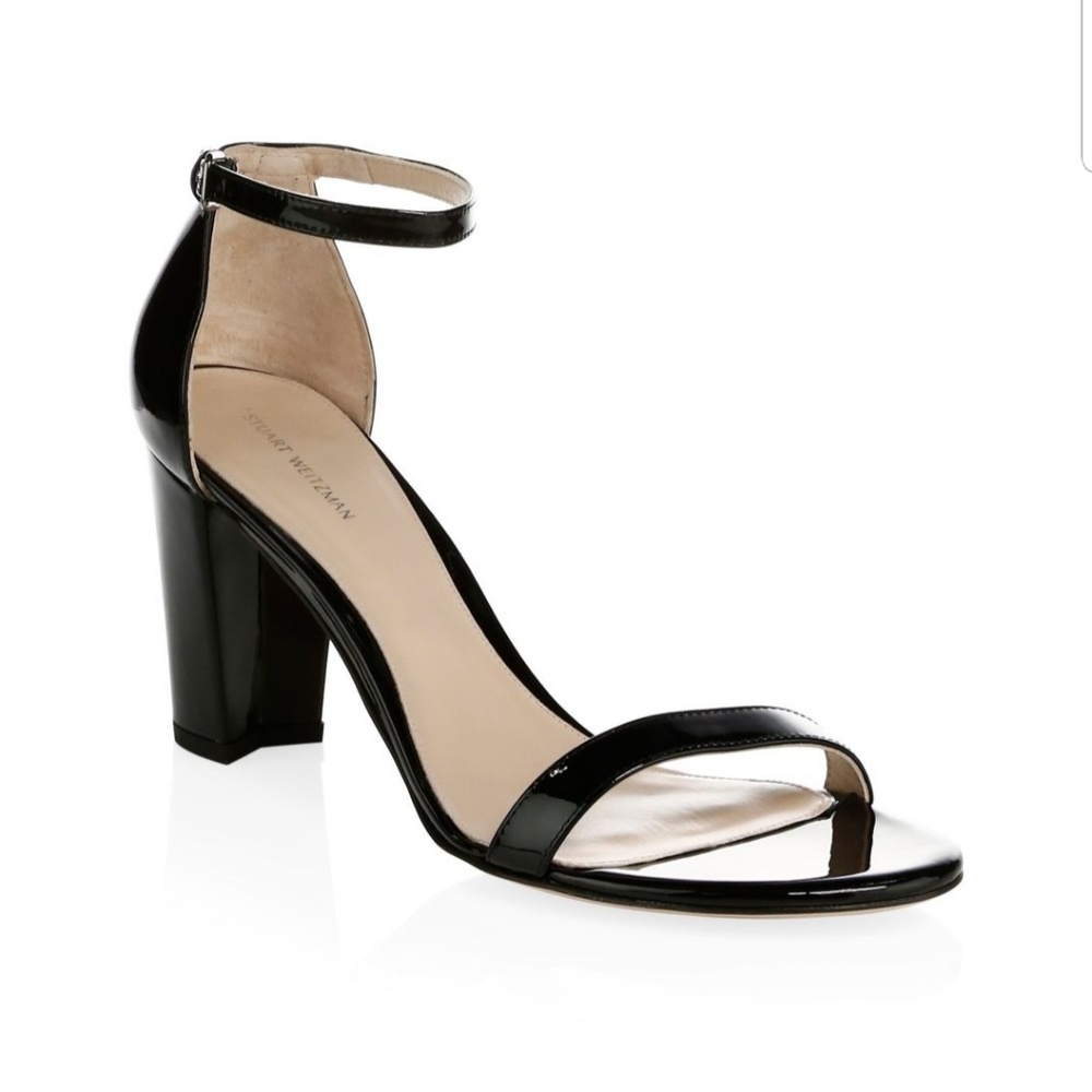 Stuart Weitzman Nearlynude Block Heel Sandal